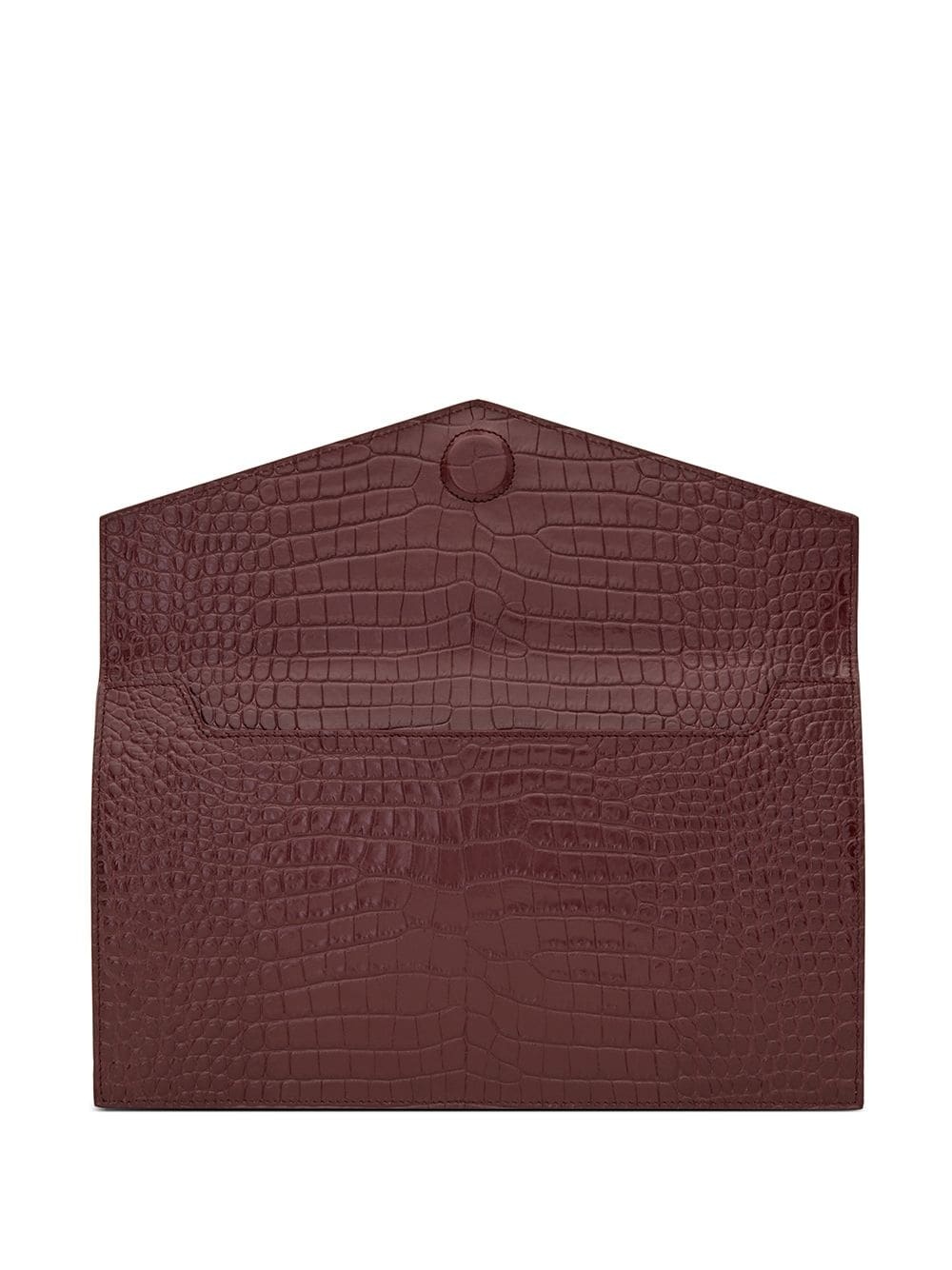 crocodile embossed uptown pouch - 3