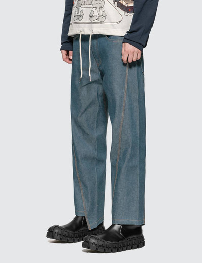 Lanvin Asymmetrical Cropped Jeans outlook