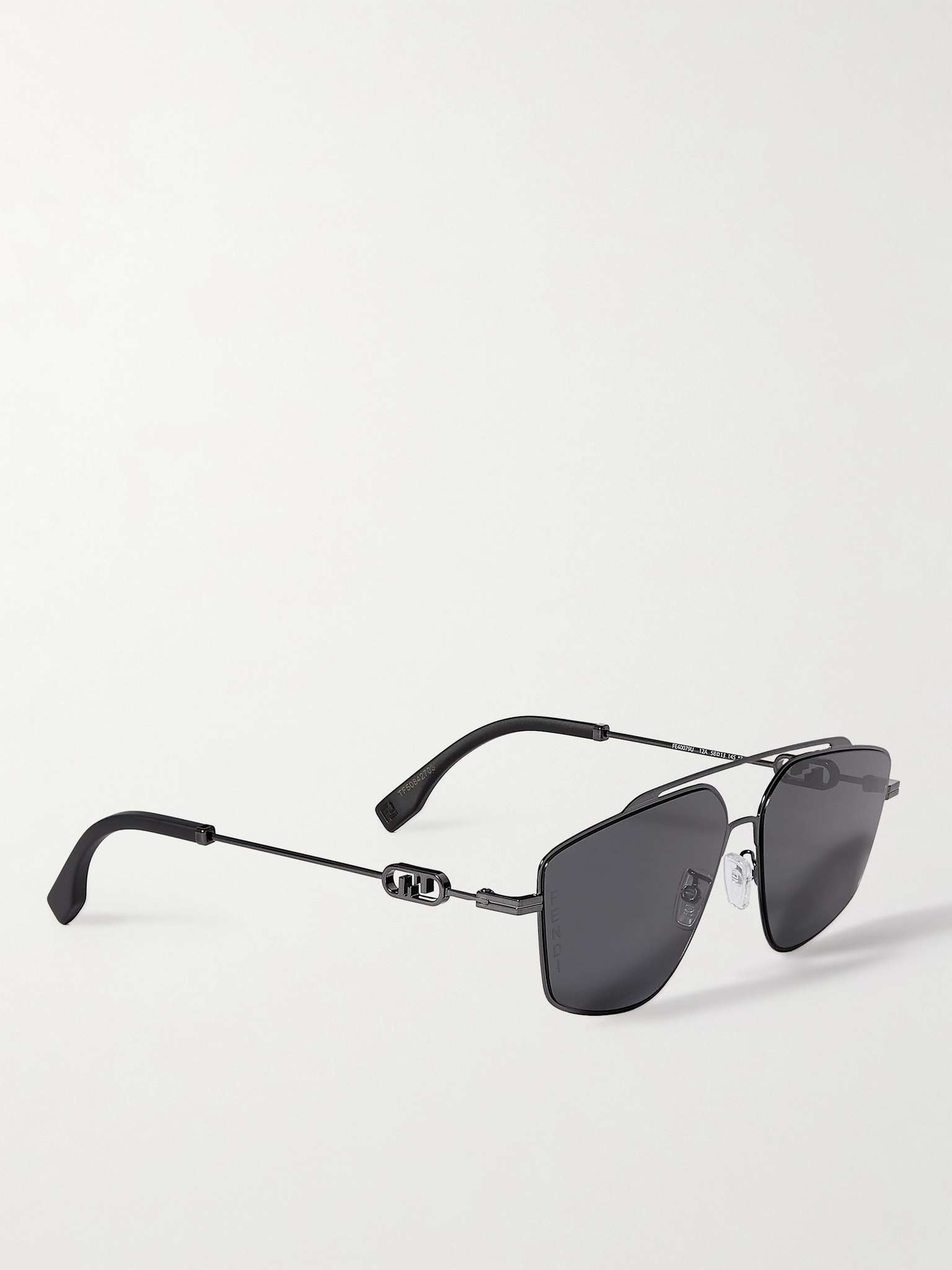 O'Lock Aviator-Style Metal Sunglasses - 3