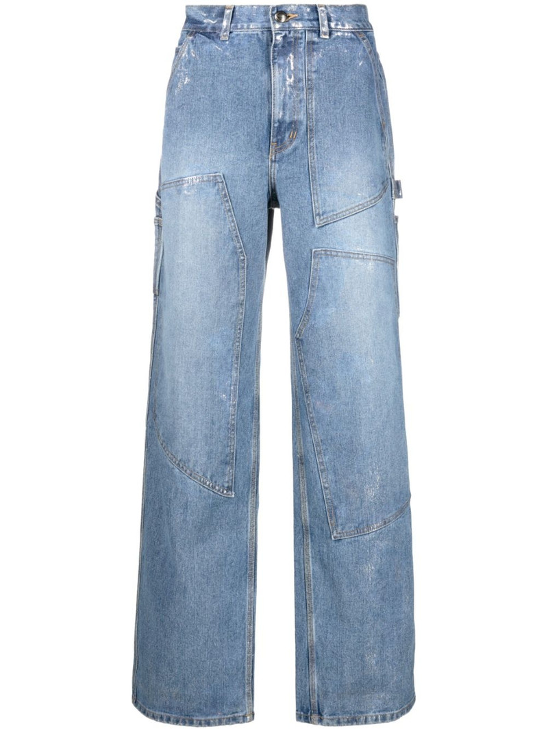 mid-rise wide-leg jeans 1