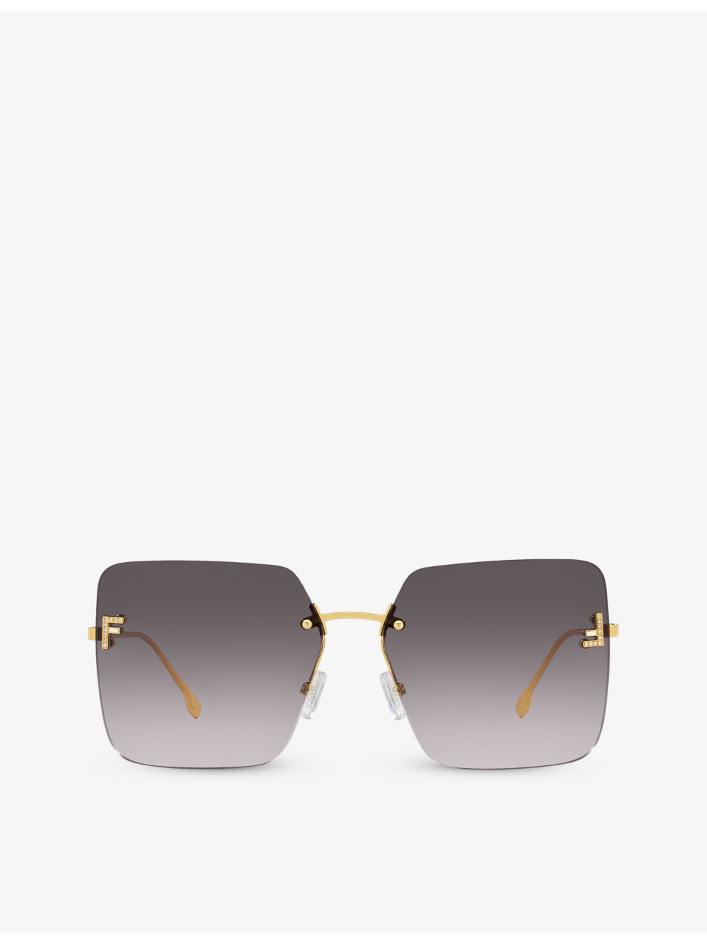 FE4082US square-frame metal sunglasses - 1