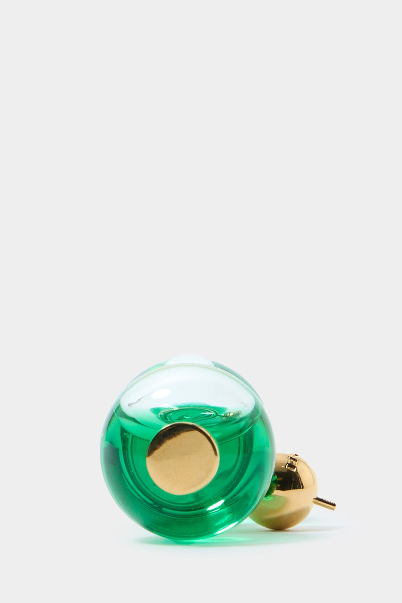 CLESSIDRA EARRINGS / gold & green 5