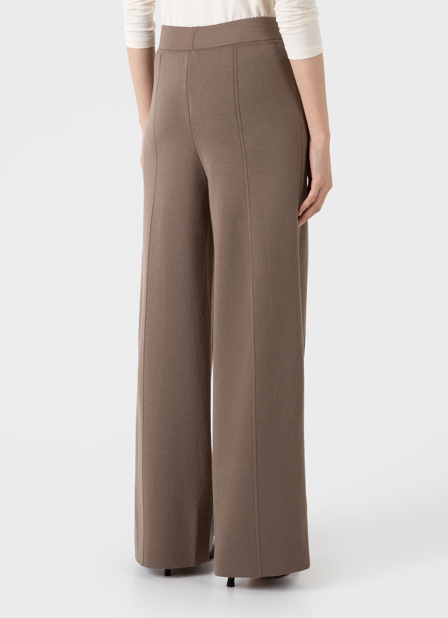 Merino Milano Knit Trouser - 3