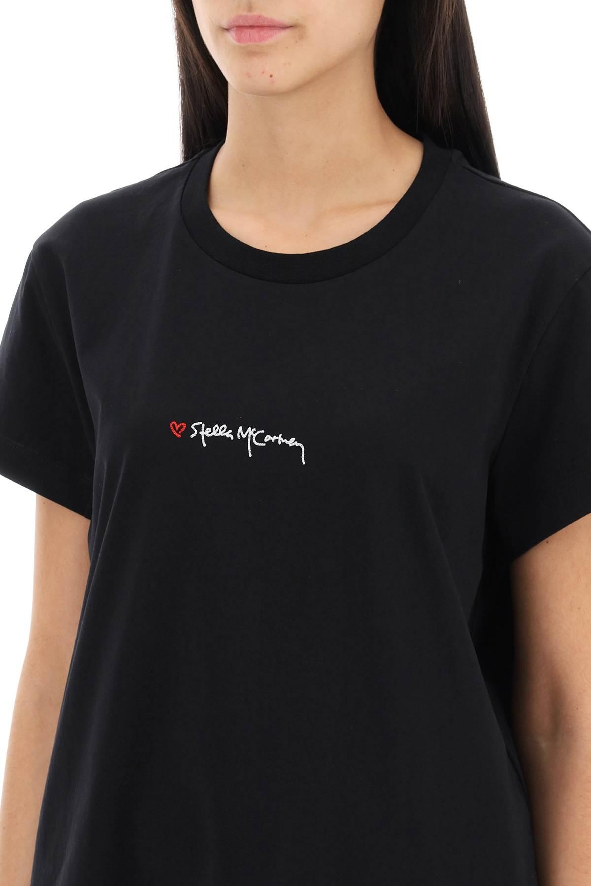 T-SHIRT WITH EMBROIDERED SIGNATURE - 5