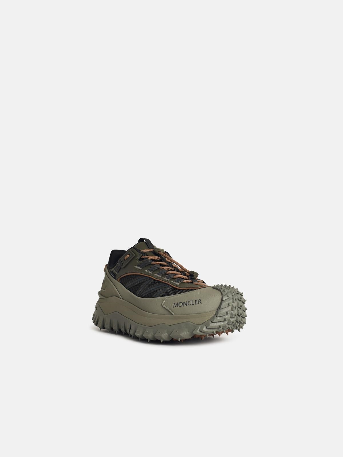 'TRAILGRIP GTX' GREEN LEATHER BLEND SNEAKERS - 2