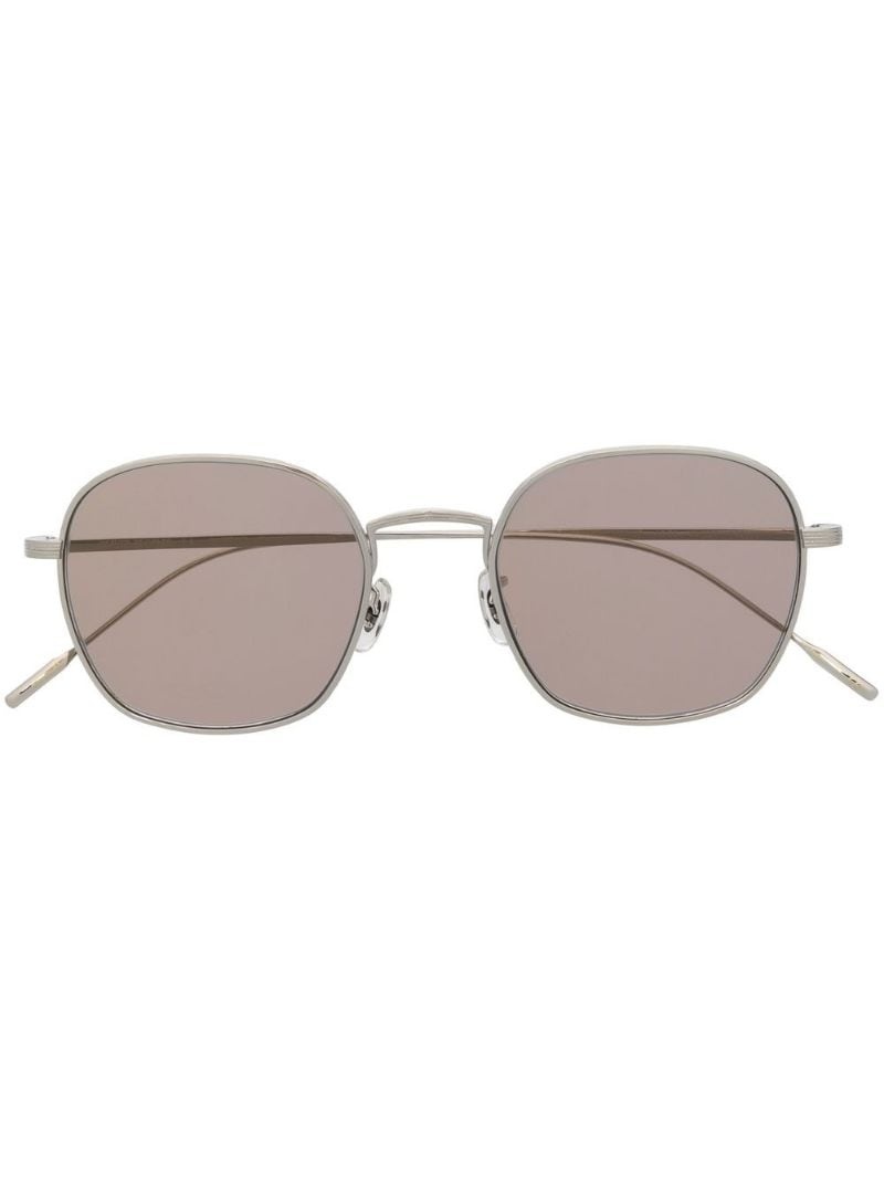 round-frame sunglasses - 1