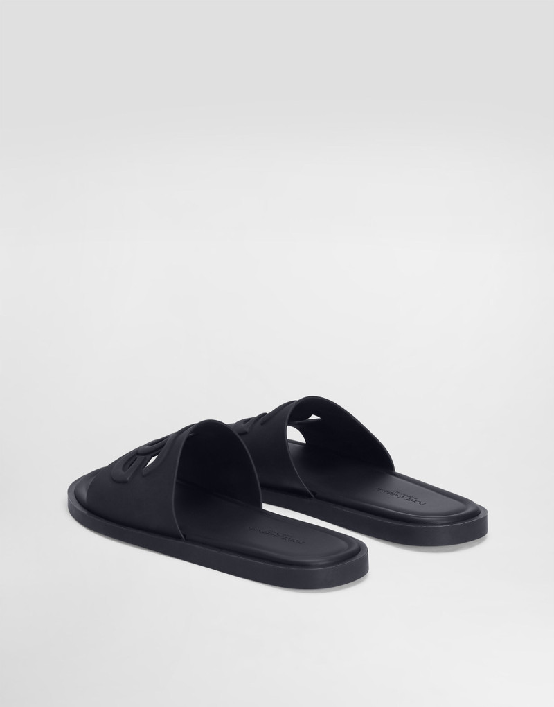 Dolce & Gabbana Rubber beachwear sliders outlook