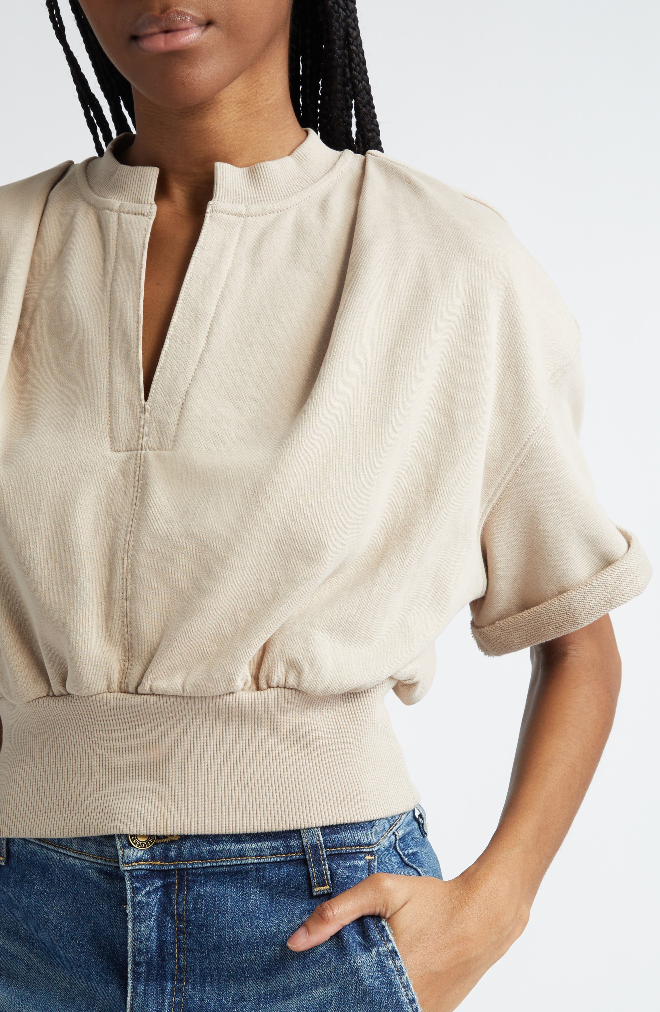 Crop Sweatshirt - 4
