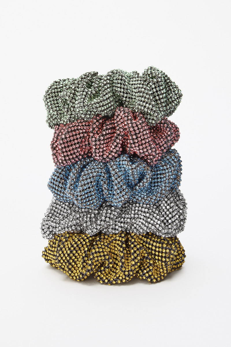 Alexander Wang SCRUNCHIE RHINESTONE BRACELET outlook