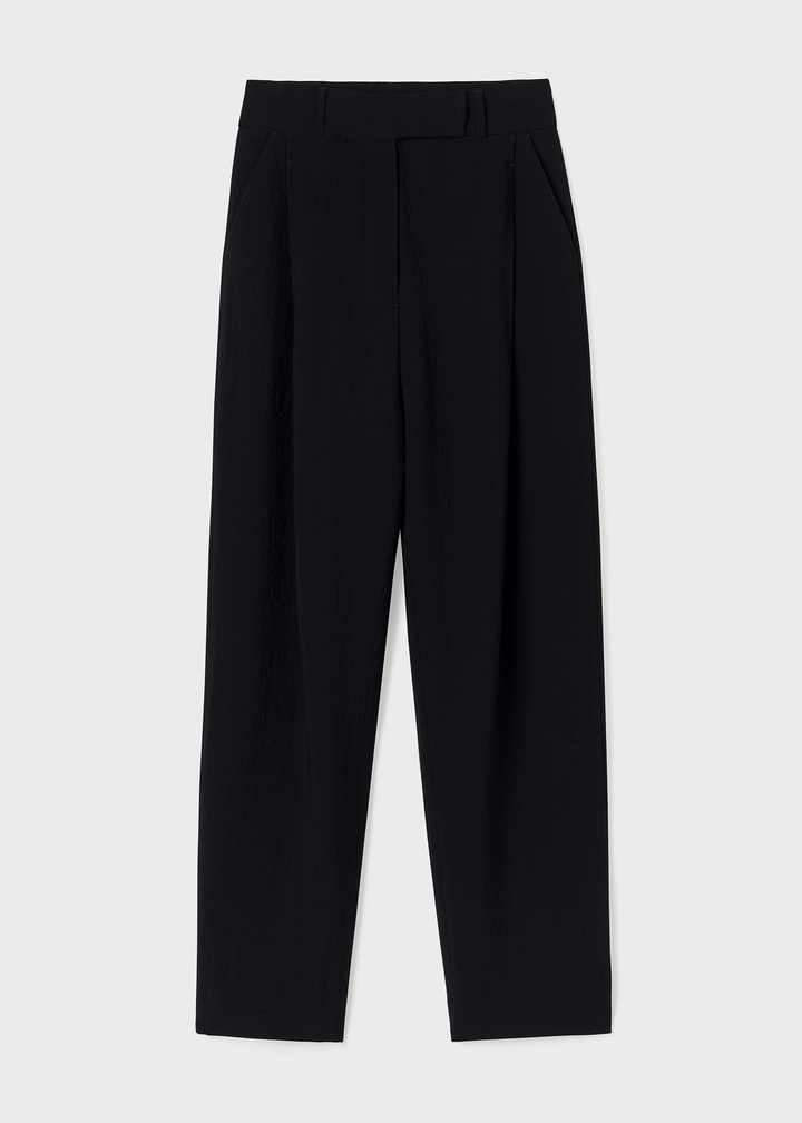 melt the lady tuck sweat pants【black】 EXPRESS..SHINEY BLACK..POLYURETHAE..BELLBOTTOM..5 POCKET