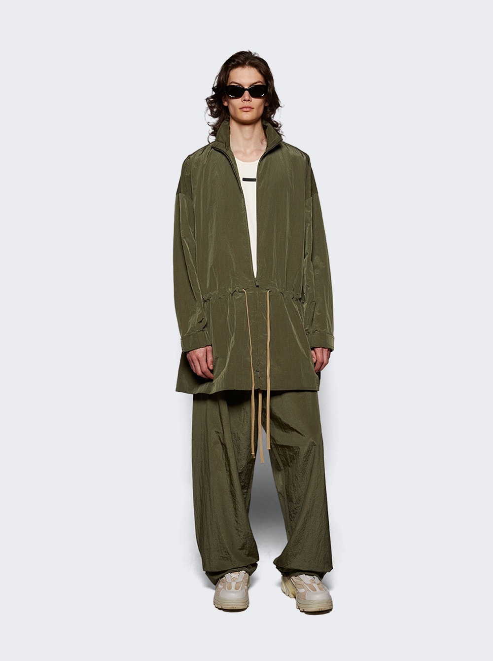 Ripstop Mockneck Anorak Military - 2