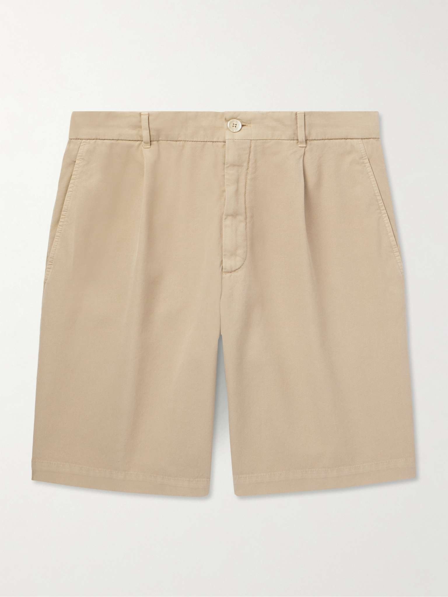 Cotton-Twill Shorts - 1