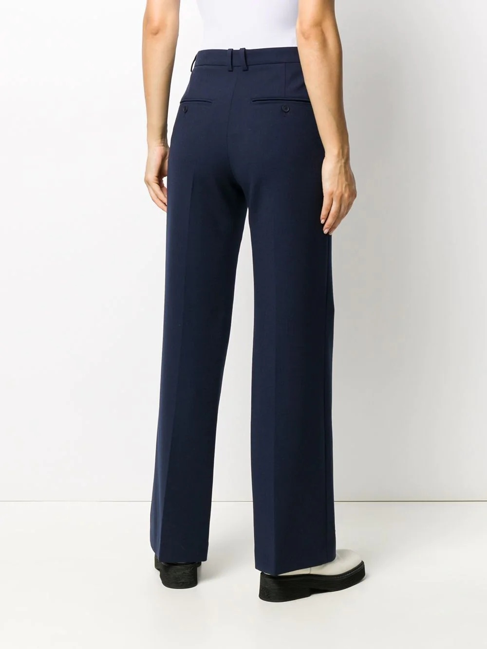 wide-leg tailored trousers - 4