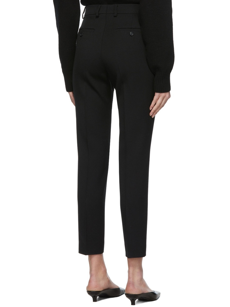 Black Cigarette Fit Trousers 3