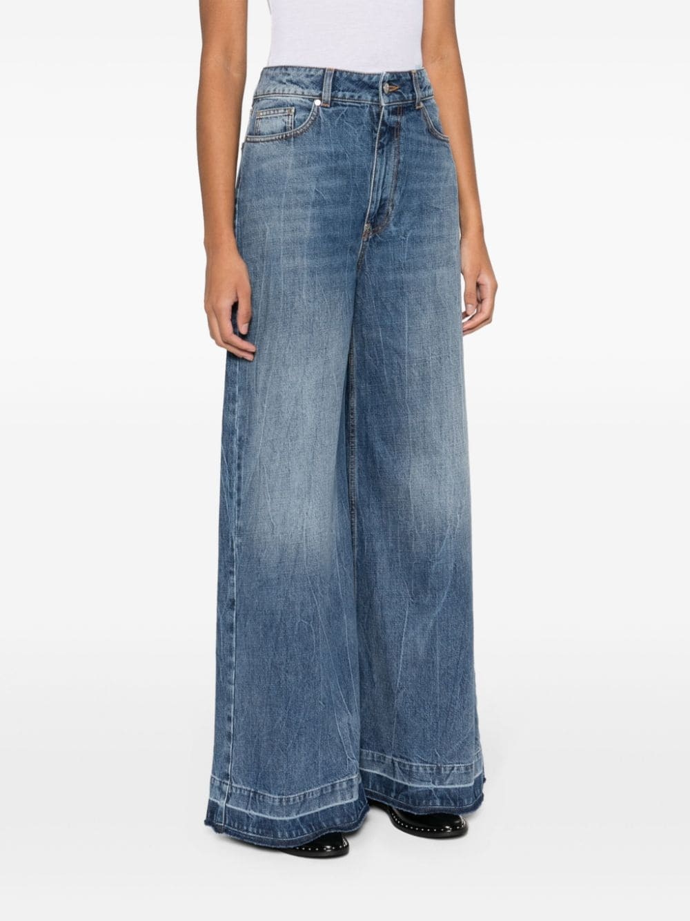 wide-leg jeans - 3