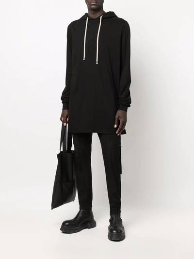 Rick Owens DRKSHDW drawstring-hooded jumper outlook