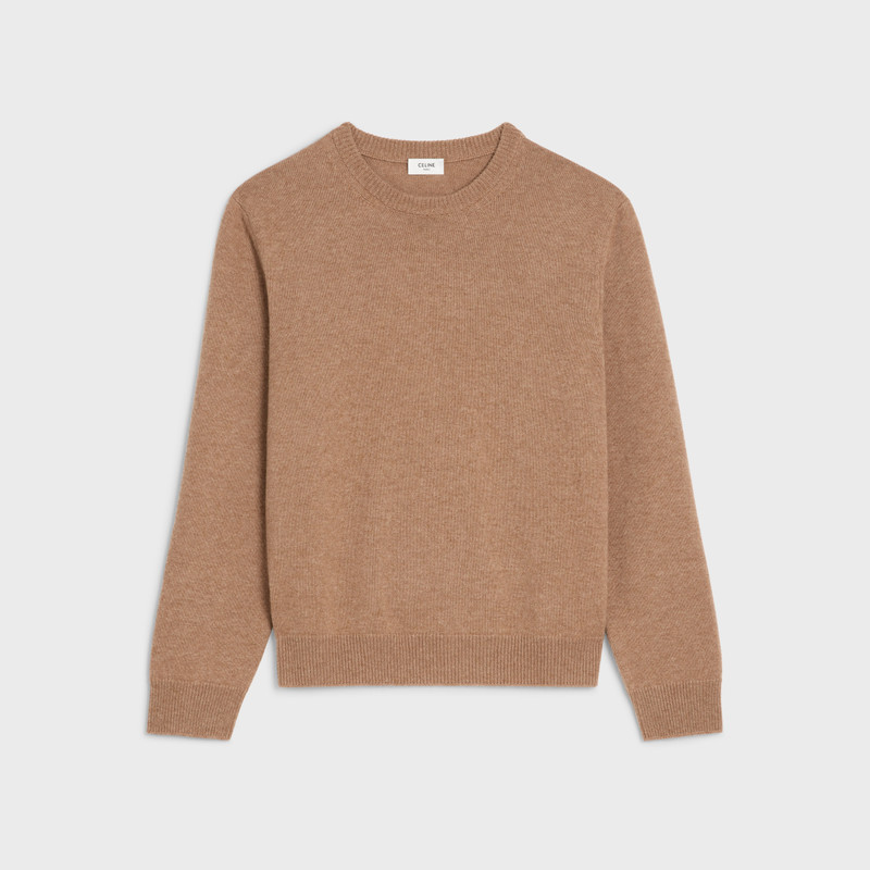crew neck sweater in heritage cashmere 1