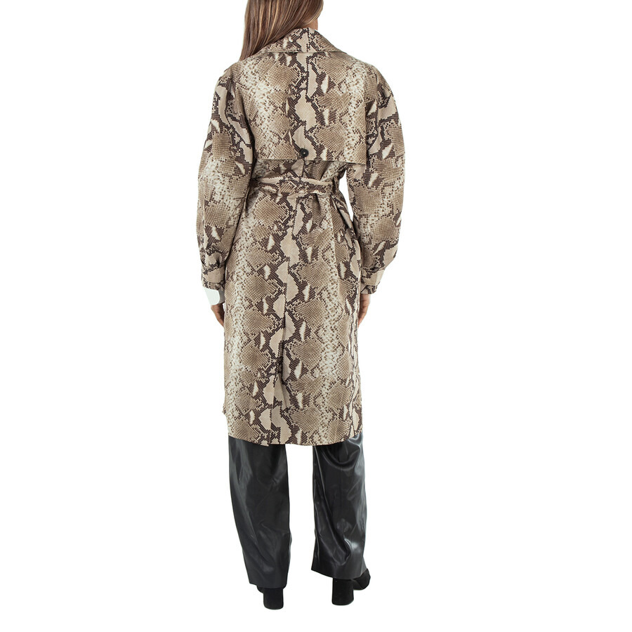 Stella Mccartney Python Print Trench Coat - 4
