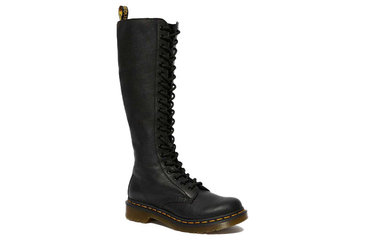 (WMNS) Dr. Martens Virginia 1B60 Lace-Up Boots 'Black' 23889001 - 3