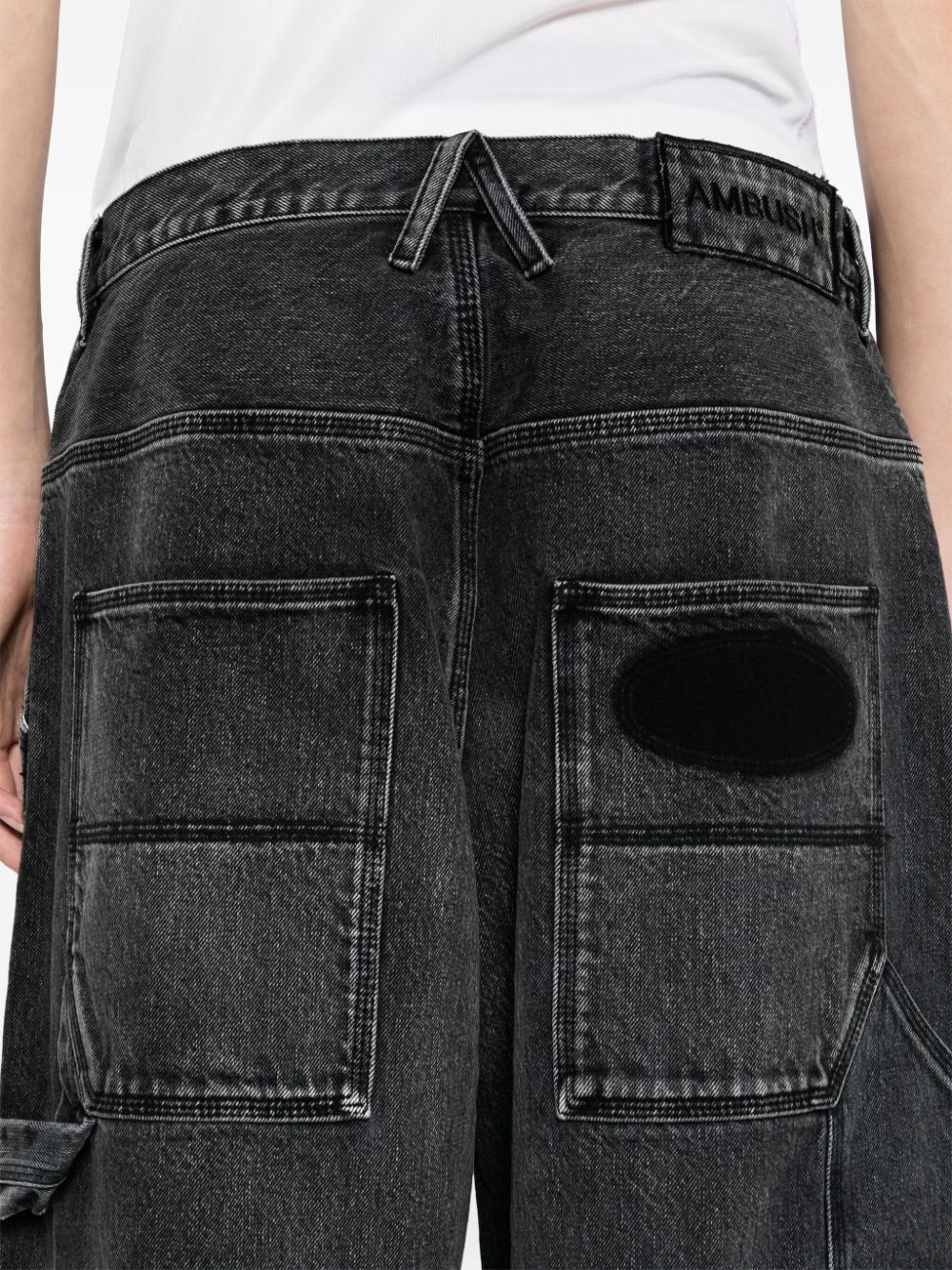 graphic-print jeans - 5