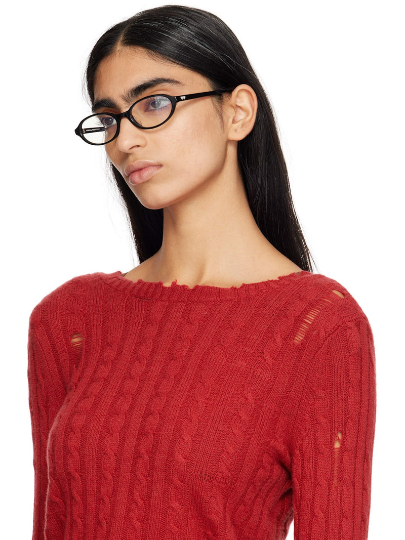 Black Oval Baby Glasses 4
