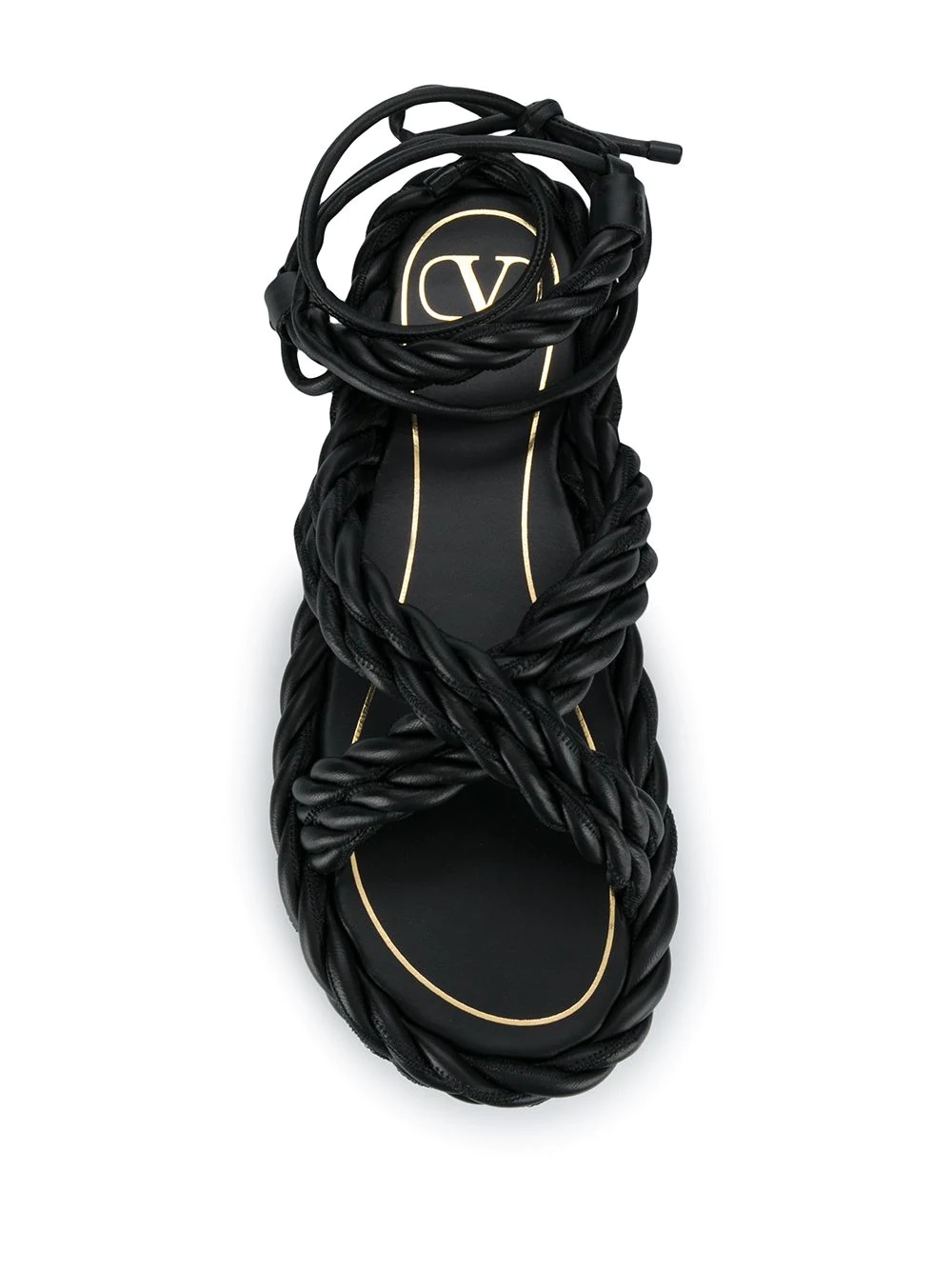 The Rope ankle-tie sandals - 4