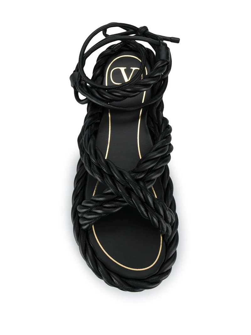 The Rope ankle-tie sandals 4