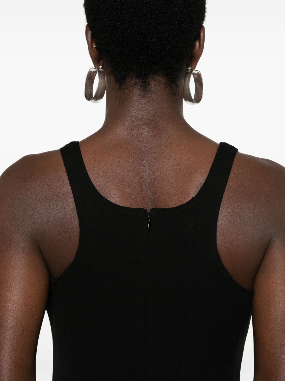 AURALEE Hard Twist seam-deatil dress | REVERSIBLE