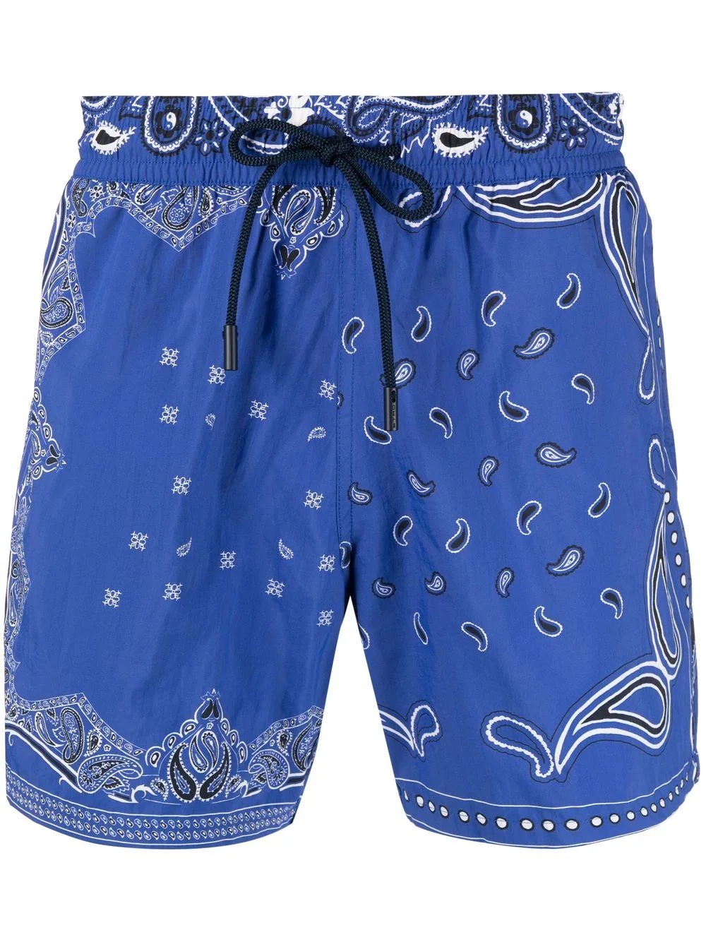 paisley-print drawstring swim shorts - 1