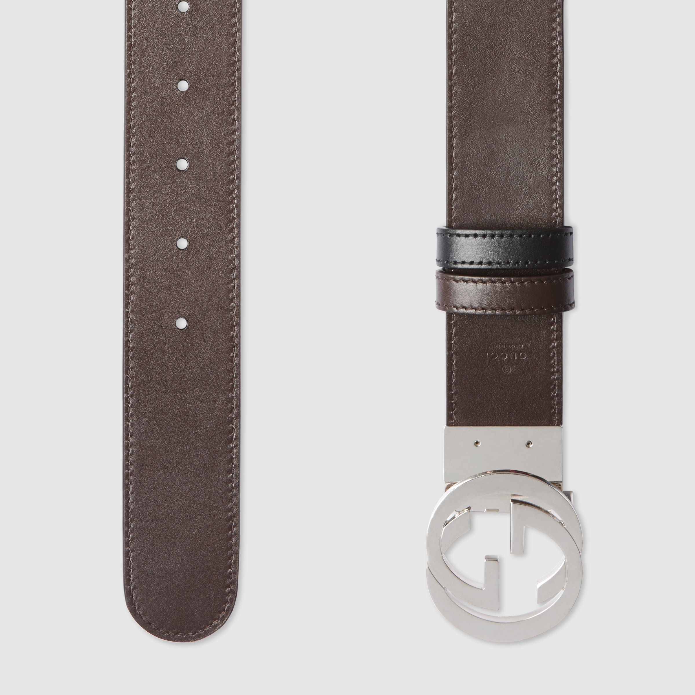 Reversible Gucci Signature belt - 7