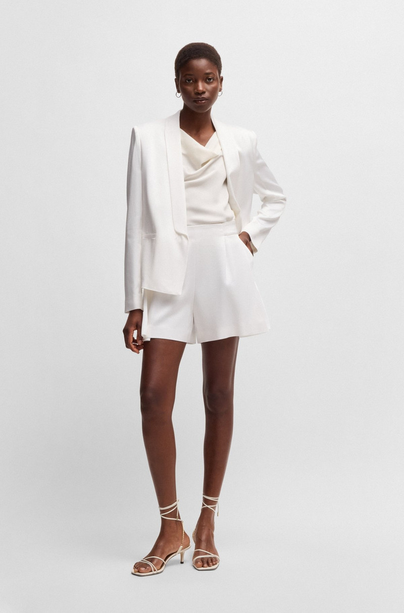 BOSS RELAXED-FIT SHORTS WITH FRONT PLEATS outlook