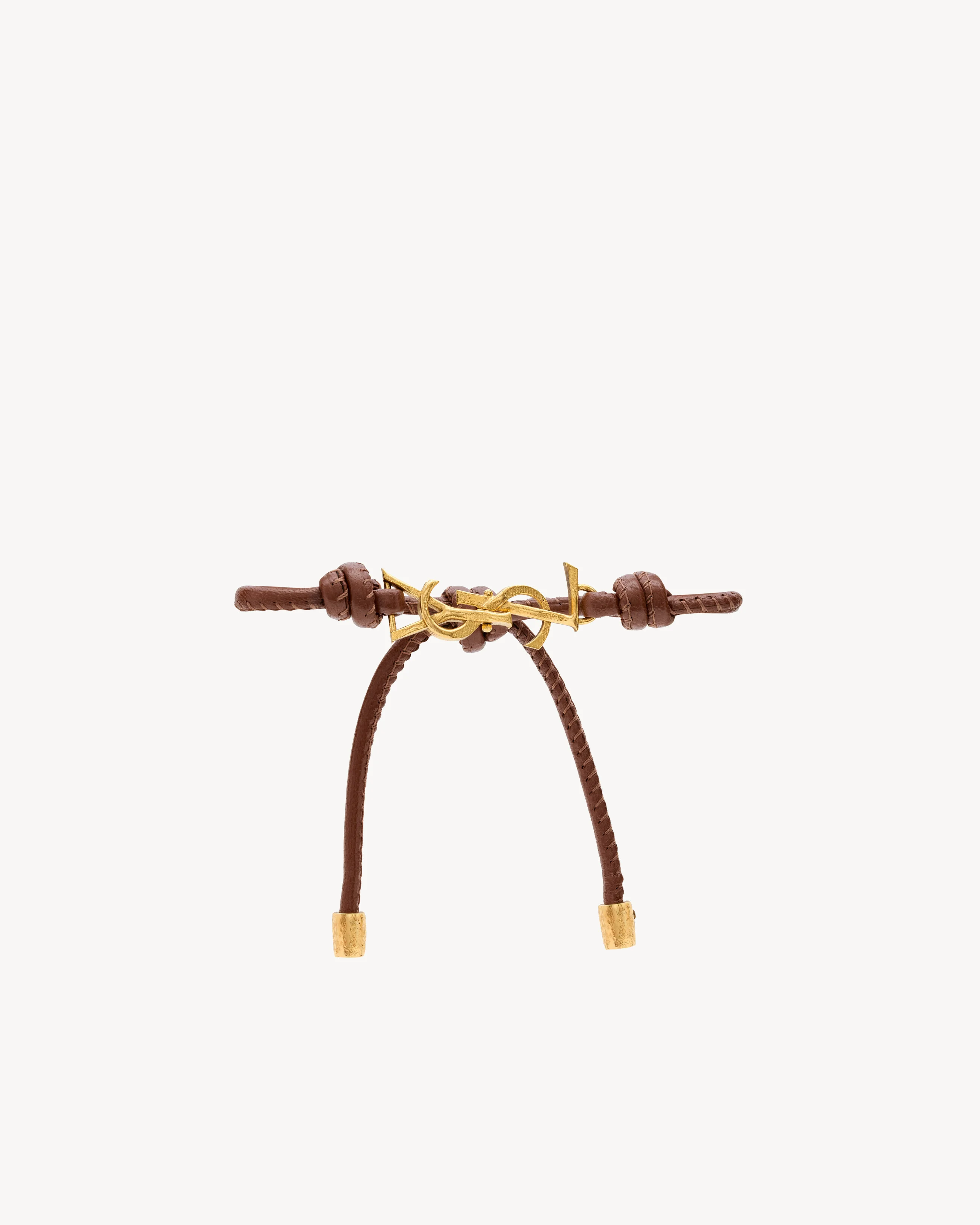 CASSANDRE CORD BRACELET IN LEATHER - 1