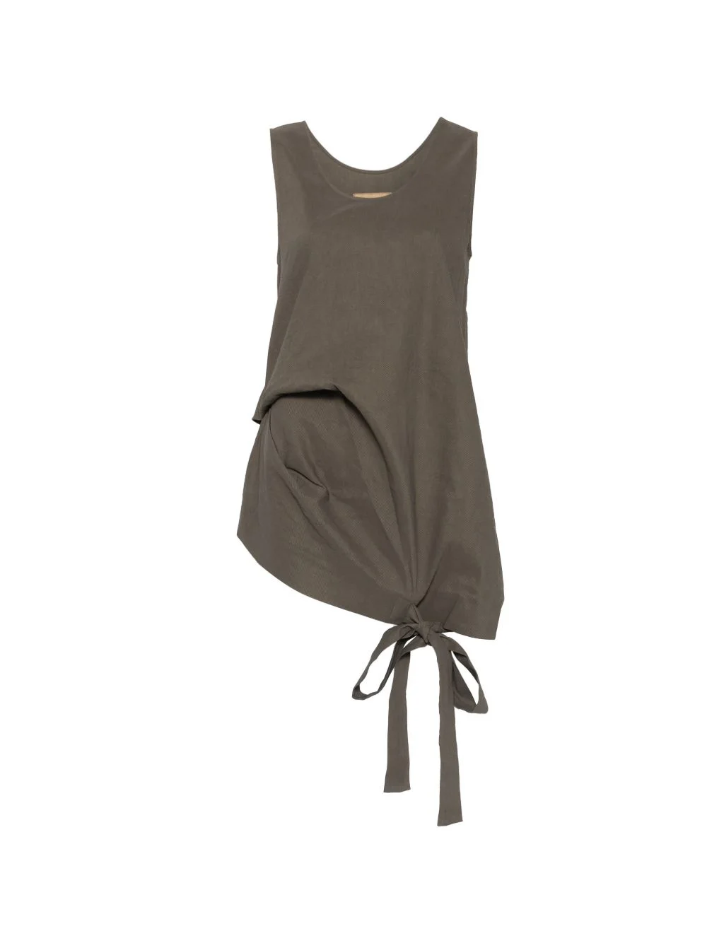 knot tie blouse - 1
