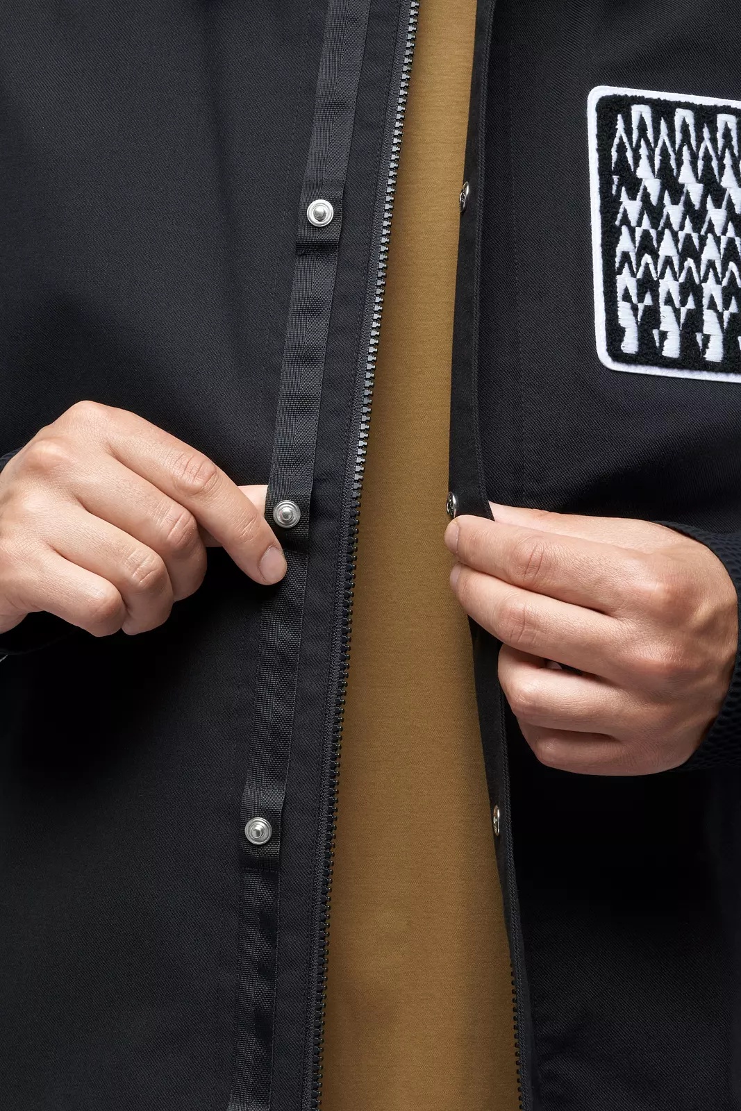 J94-VT 3L Varsity Jacket Black/White - 18