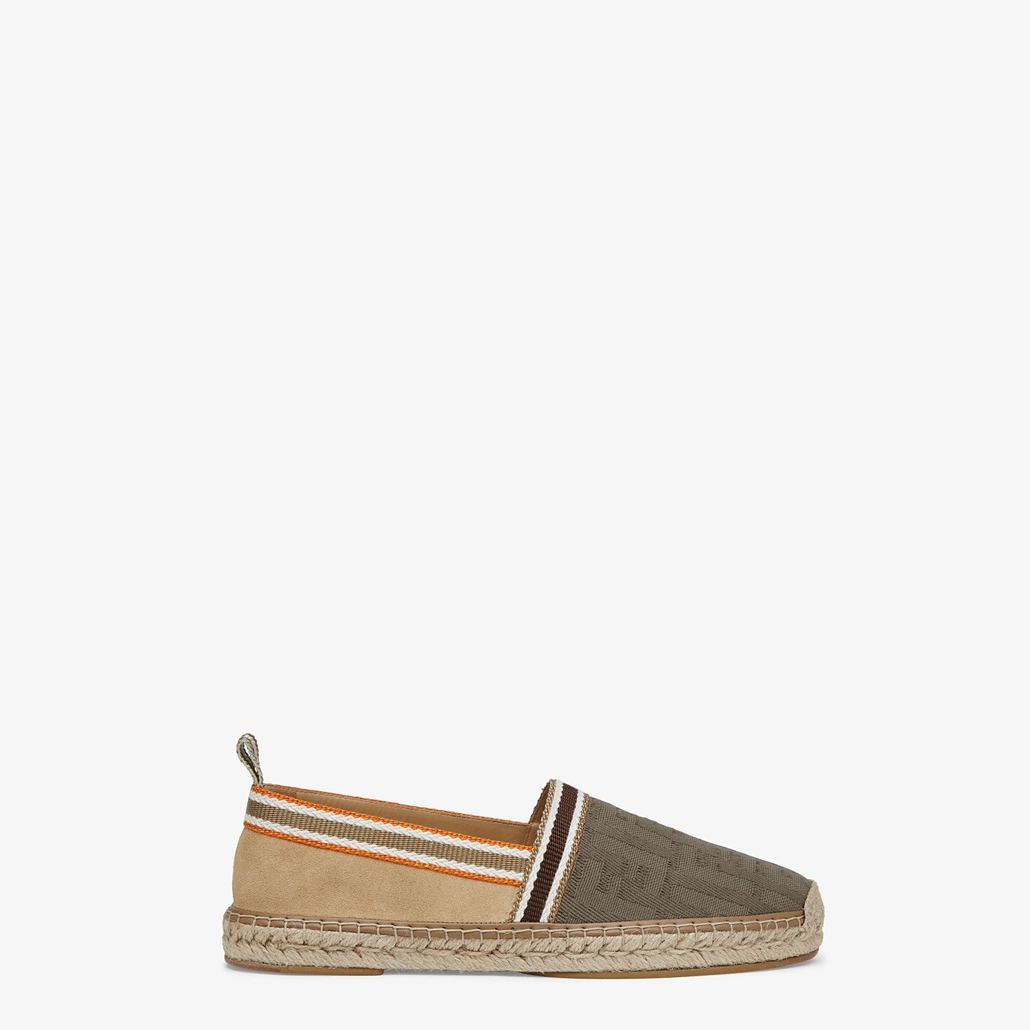 Espadrilles in canvas and multicolor suede - 1