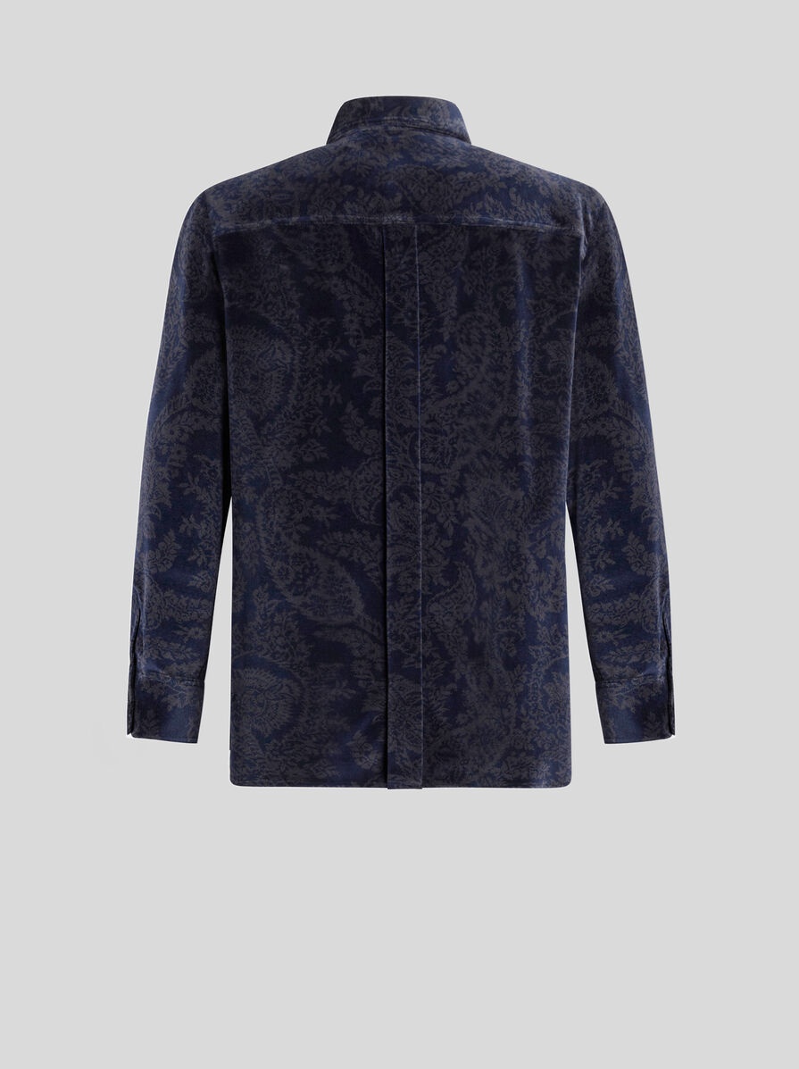 JACQUARD CHENILLE OVERSHIRT - 6