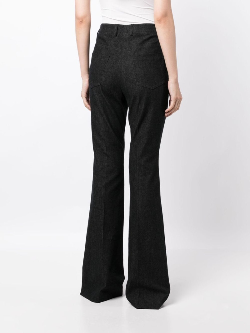 high-rise flared jeans 4