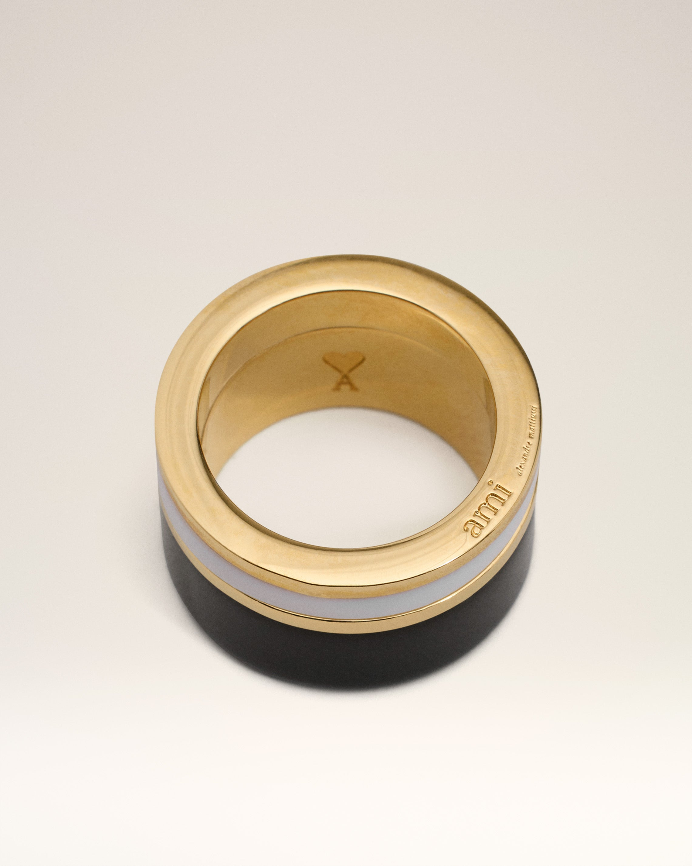 GOLD BRASS RIVAGE RING - 4