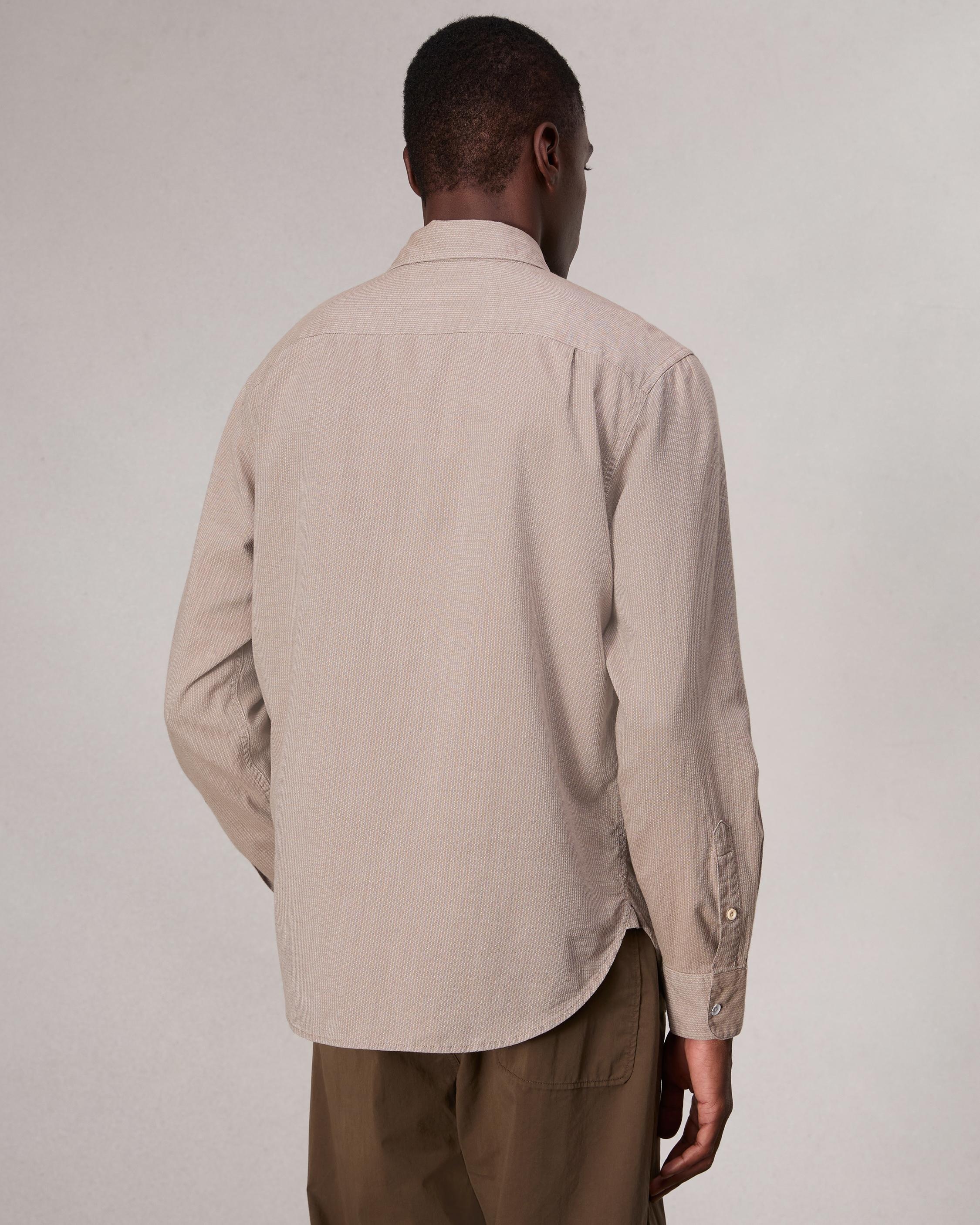 Finch Textured Striped Shirt - 5