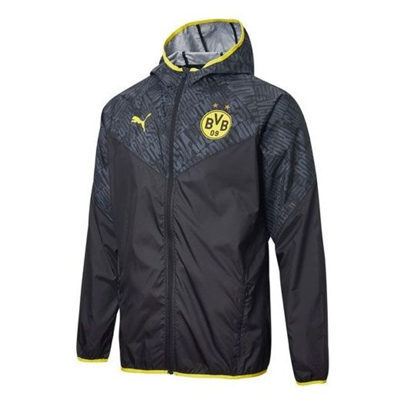 PUMA Borussia Dortmund Warmup Jacket 'Black' 758585-02 - 1