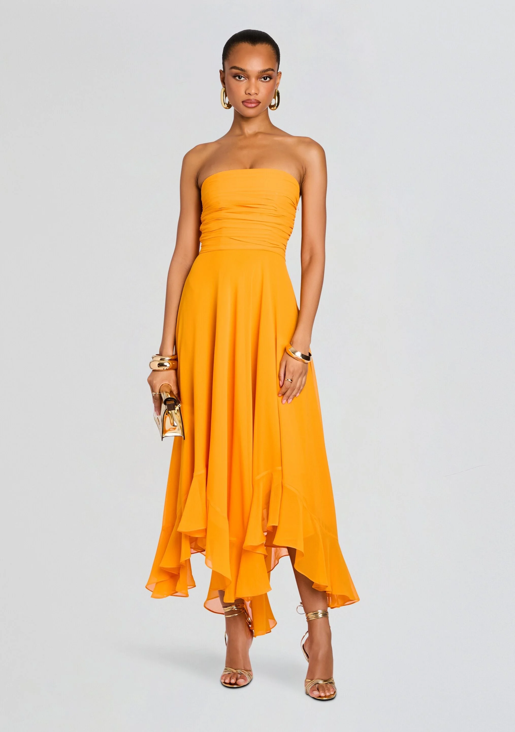 LOUISA CHIFFON DRESS - 1