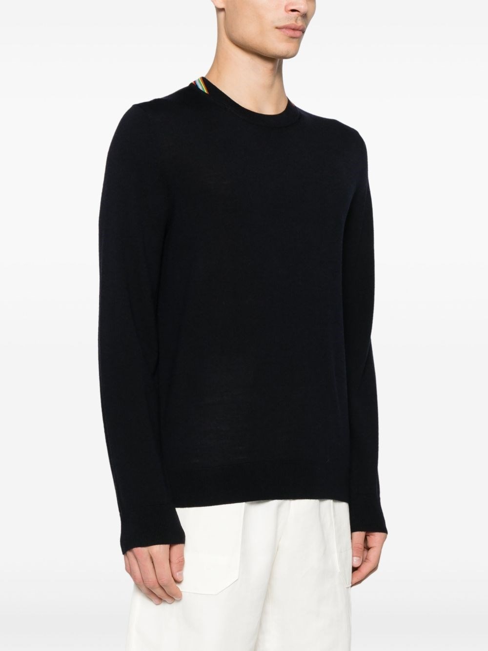 Wool crewneck sweater - 2