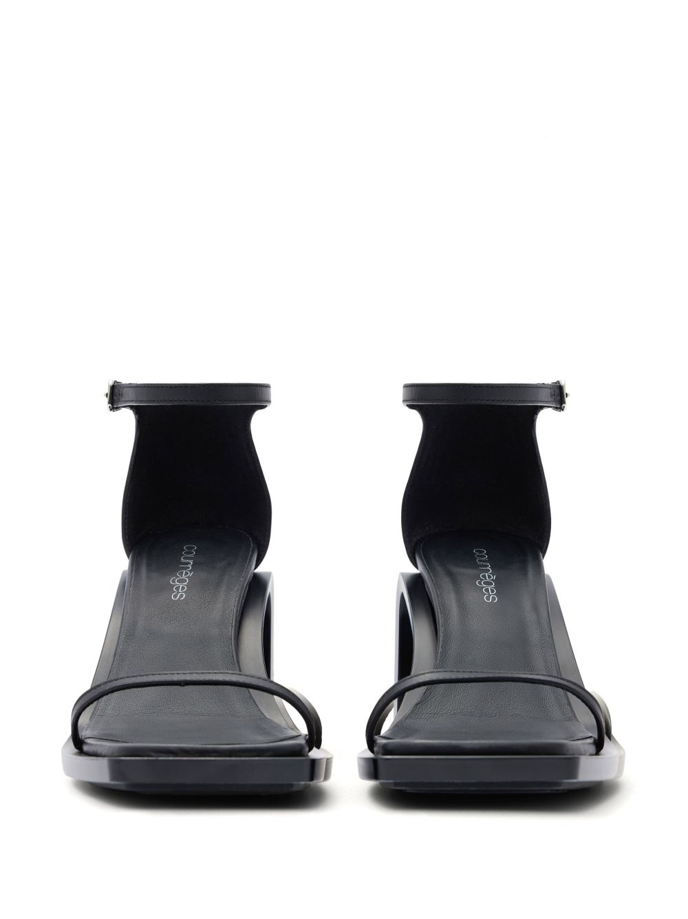 Stream 85mm leather sandals - 4