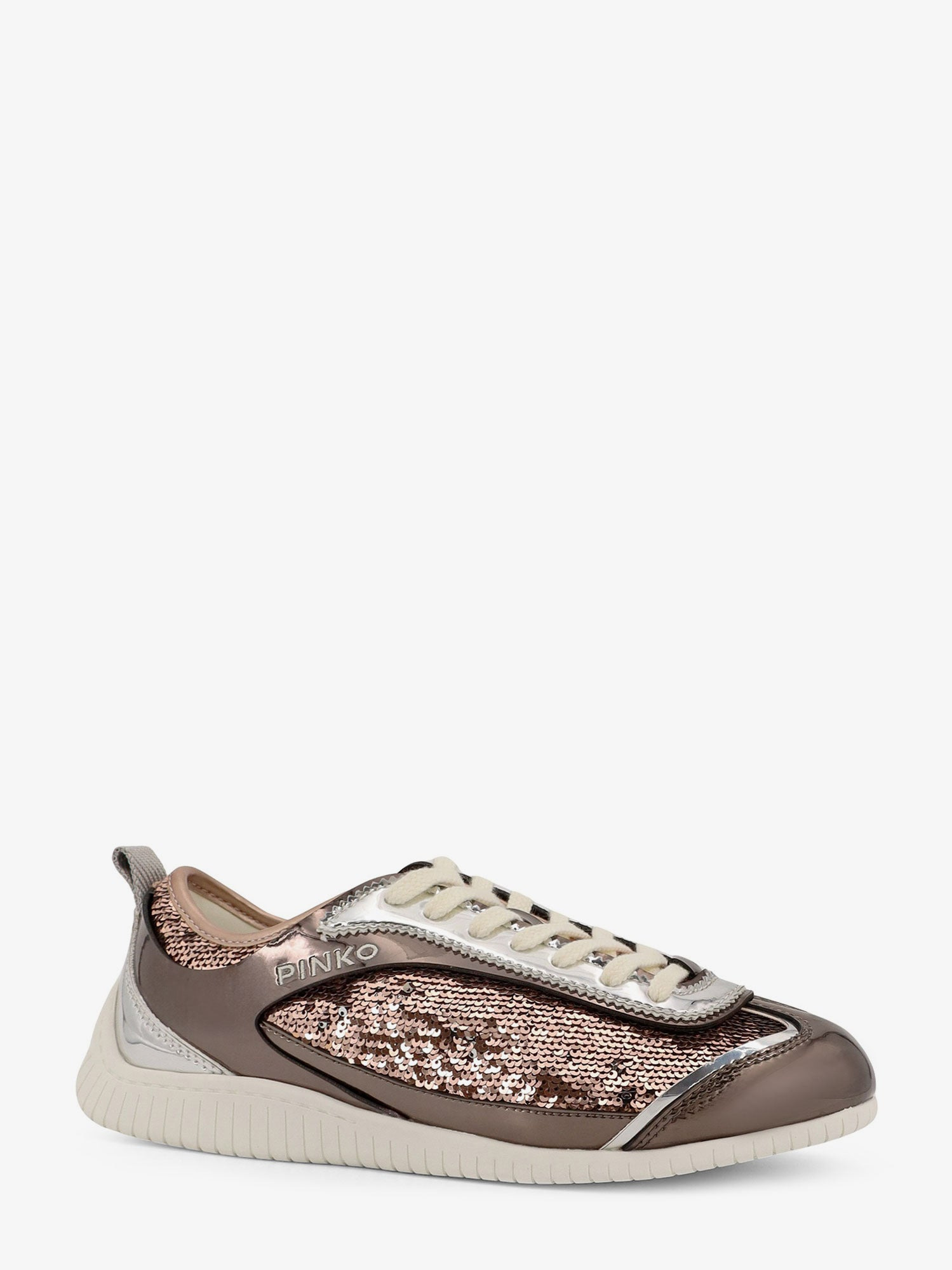 Reby 10 Mirror Fabric Sneakers With Sequins - 2