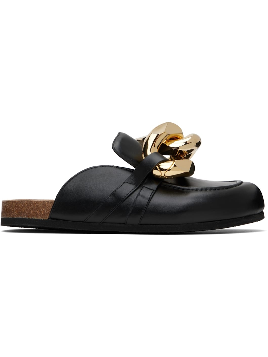 Black Chain Loafers - 1