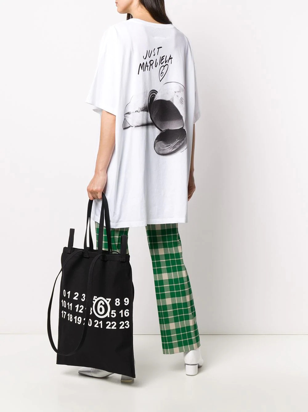 oversized tin can-print T-shirt - 2