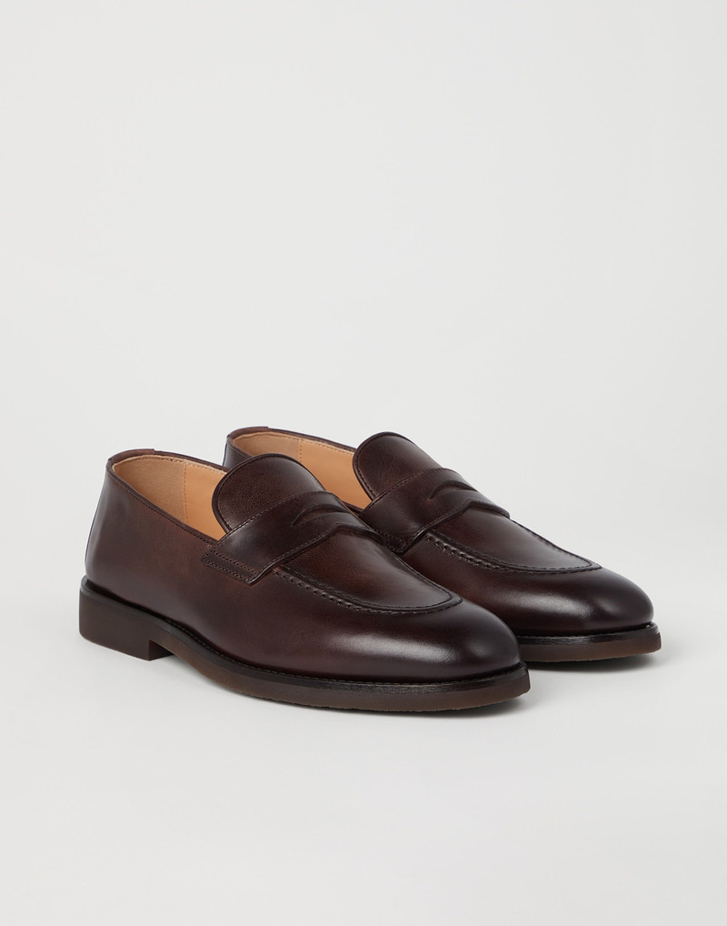 Calfskin penny loafers - 1