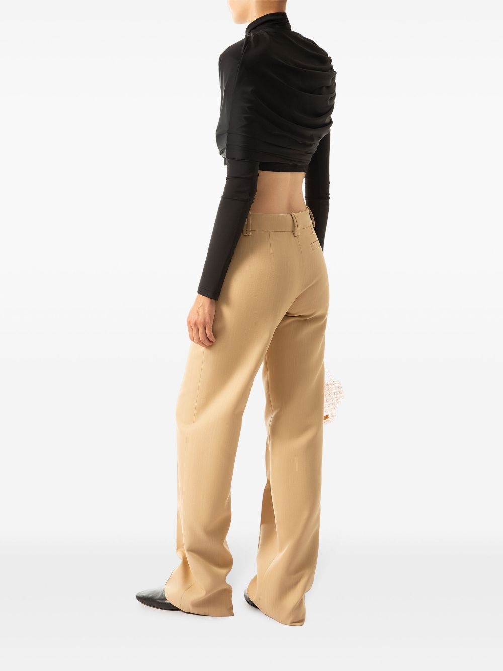 jersey crop top - 3