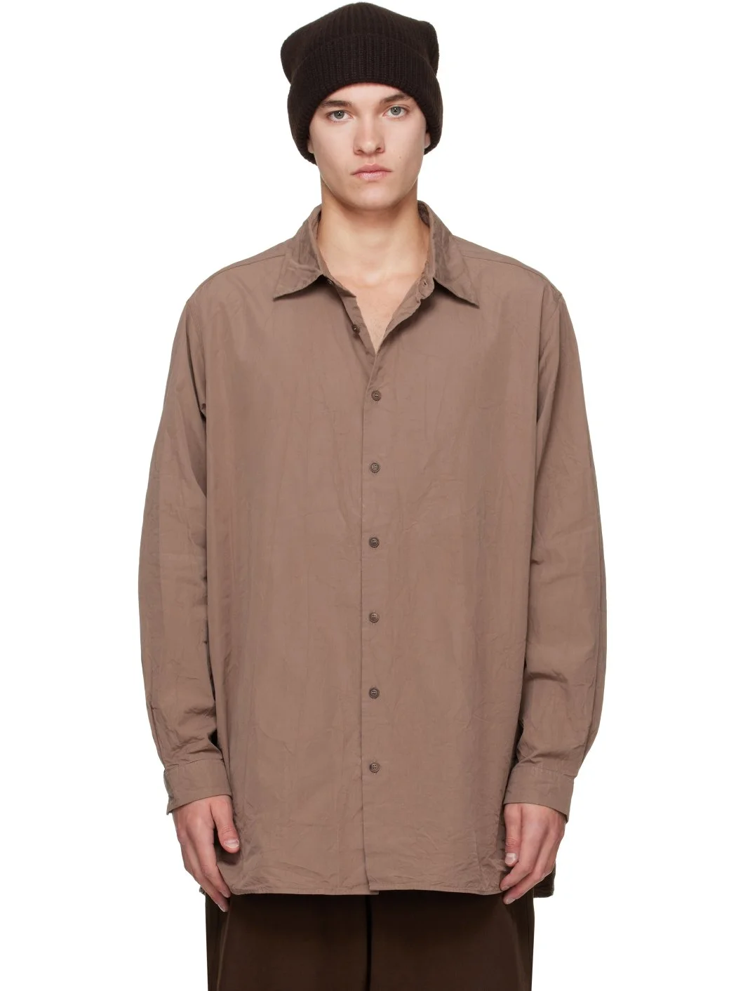 Brown Paper Cot Ikla Shirt - 1