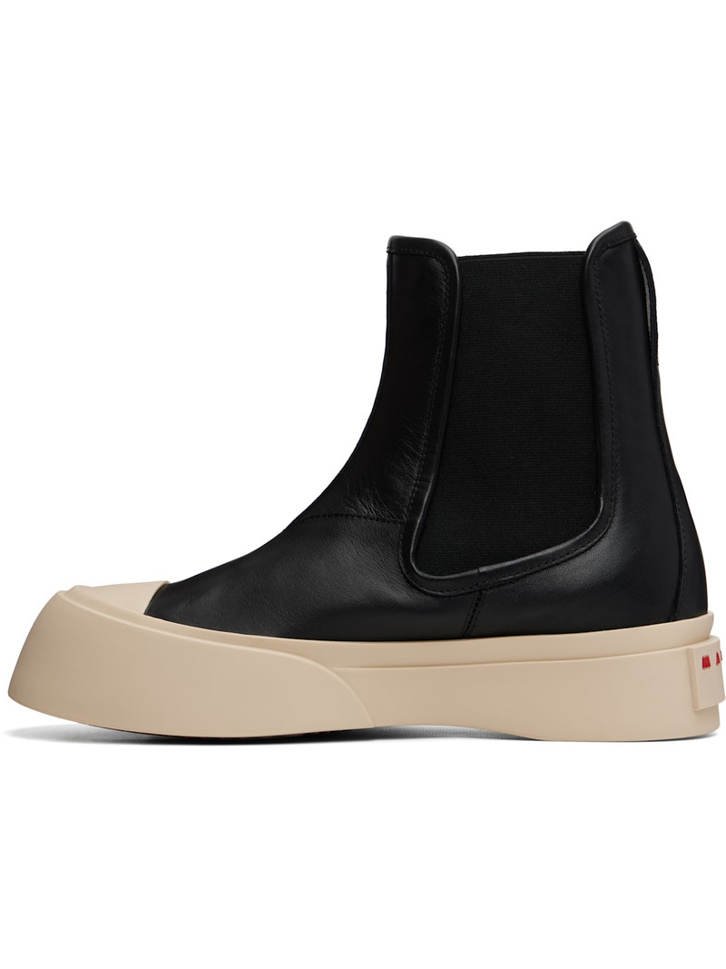 Marni Black Nappa Leather Pablo Chelsea Boots outlook